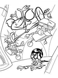 Dexter's Laboratory coloring page 17 - Free printable