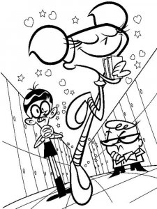 Dexter's Laboratory coloring page 2 - Free printable