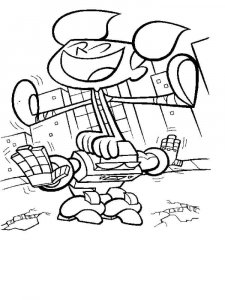 Dexter's Laboratory coloring page 3 - Free printable