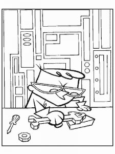 Dexter's Laboratory coloring page 5 - Free printable
