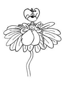 Diddl coloring page 10 - Free printable