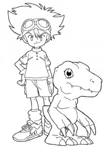 Digimon coloring page 12 - Free printable