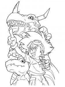 Digimon coloring page 13 - Free printable