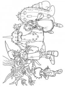Digimon coloring page 17 - Free printable