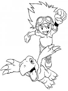 Digimon coloring page 21 - Free printable