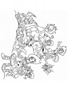 Digimon coloring page 24 - Free printable