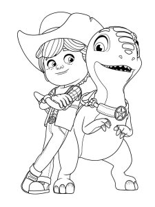 Dino Ranch coloring page 12 - Free printable