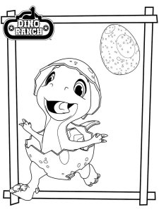 Dino Ranch coloring page 3 - Free printable