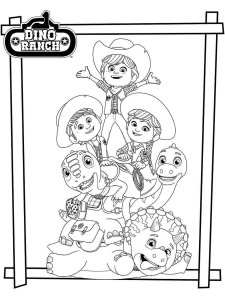 Dino Ranch coloring page 6 - Free printable