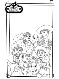 Dino Ranch coloring page 8 - Free printable