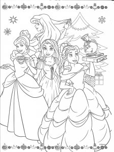 Disney Christmas coloring page 16 - Free printable