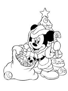 Disney Christmas coloring page 24 - Free printable