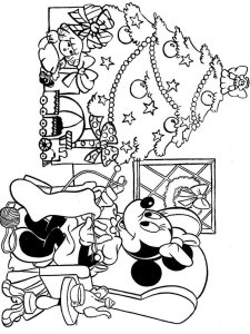 Disney Christmas coloring page 29 - Free printable