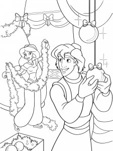 Disney Christmas coloring page 36 - Free printable