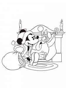 Disney Christmas coloring page 39 - Free printable