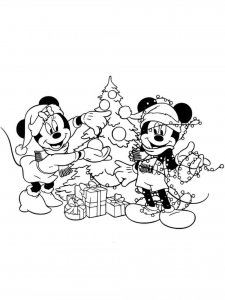 Disney Christmas coloring page 41 - Free printable