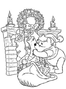 Disney Christmas coloring page 9 - Free printable