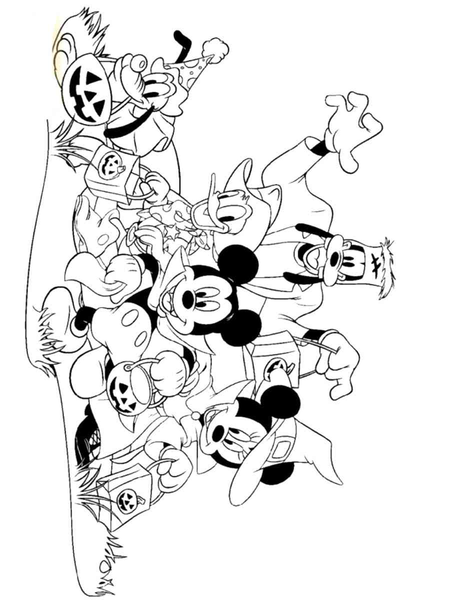 Disney Halloween coloring pages