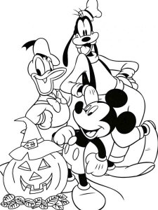 Disney Halloween coloring page 10 - Free printable