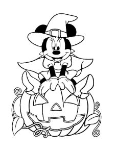 Disney Halloween coloring page 20 - Free printable