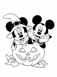 Disney Halloween coloring page 26 - Free printable