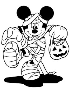 Disney Halloween coloring page 3 - Free printable