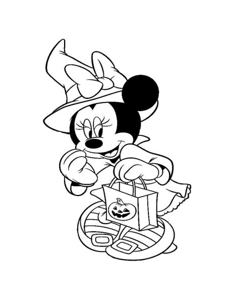 Disney Halloween coloring pages