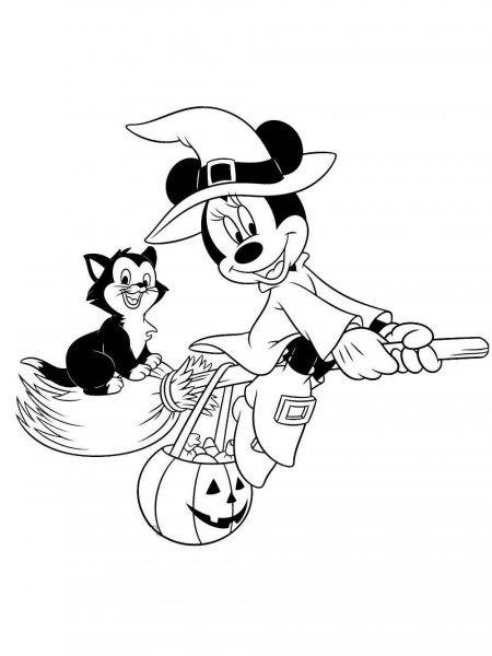 Disney Halloween coloring pages