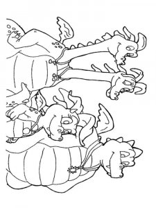 Dragon Tales coloring page 1 - Free printable