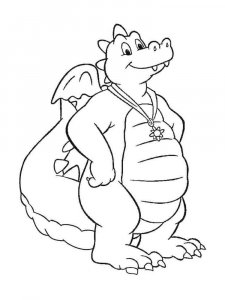 Dragon Tales coloring page 2 - Free printable