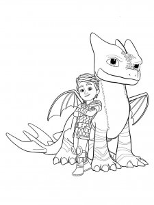 Dragons Rescue Riders coloring page 11 - Free printable