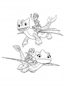 Dragons Rescue Riders coloring page 13 - Free printable
