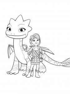 Dragons Rescue Riders coloring page 5 - Free printable