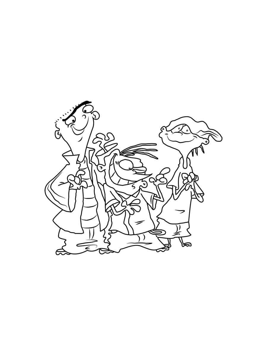 coloring pages of ed edd n eddy