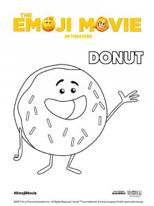 Emoji Movie coloring page 1 - Free printable
