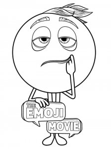 Emoji Movie coloring page 16 - Free printable