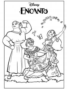 Encanto coloring page 18 - Free printable
