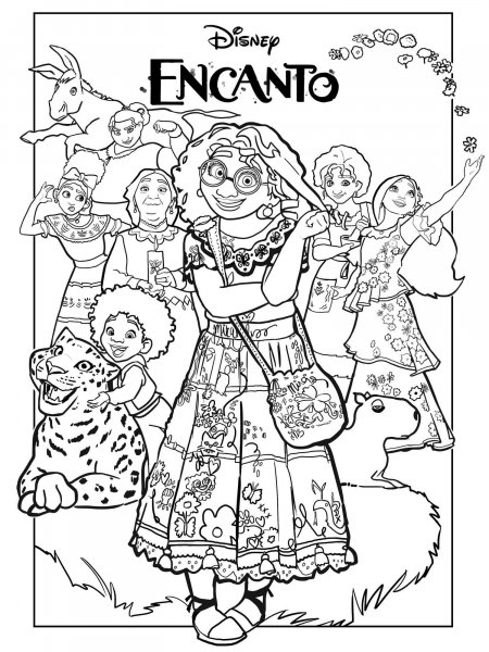 Encanto coloring pages