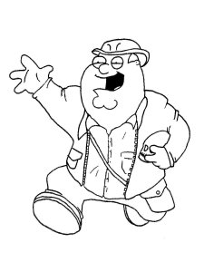 Family Guy coloring page 13 - Free printable