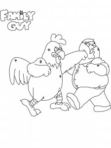 Family Guy coloring page 20 - Free printable