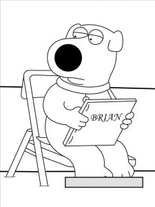Family Guy coloring page 24 - Free printable