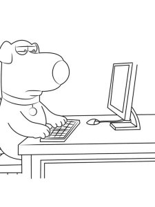 Family Guy coloring page 25 - Free printable