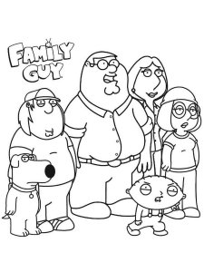 Family Guy coloring page 26 - Free printable