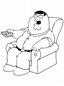 Family Guy coloring page 3 - Free printable