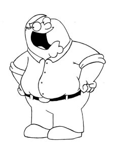 Family Guy coloring page 31 - Free printable