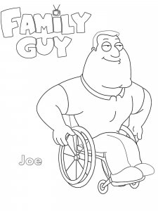 Family Guy coloring page 33 - Free printable
