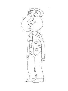 Family Guy coloring page 35 - Free printable
