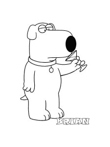 Family Guy coloring page 5 - Free printable