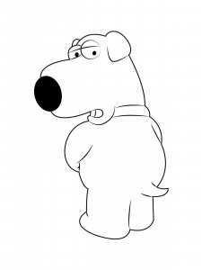 Family Guy coloring page 6 - Free printable