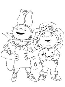 Fifi and the Flowertots coloring page 16 - Free printable